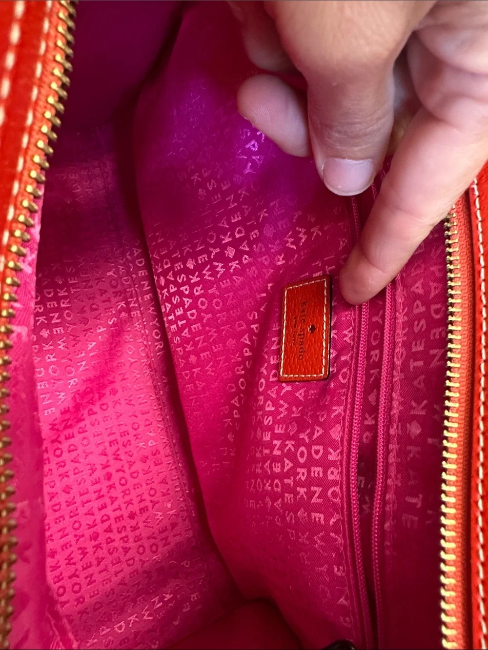 kate spade structured satchel